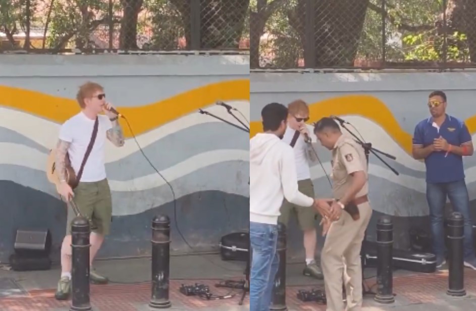 Apresentação surpresa de Ed Sheeran na Índia é interrompida por polícia