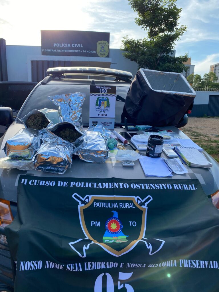 Suspeito de estuprar e roubar mulher após festa é preso com drogas e mochila de falso delivery