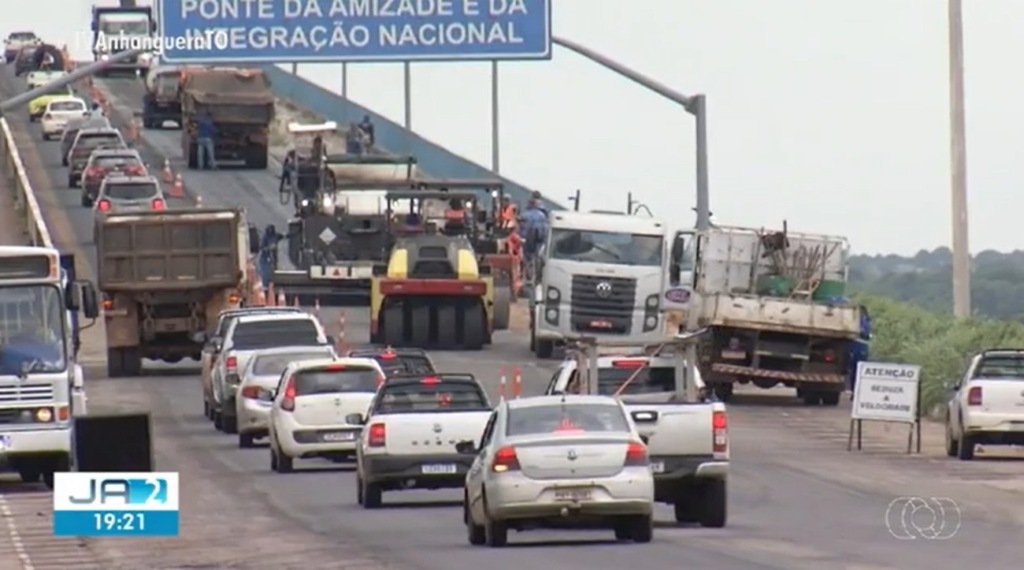 Duplicação da ponte de Palmas chega a 65% e deve ser finalizada em dezembro, diz governo