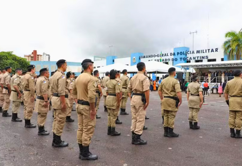 Tocantins tem o maior déficit de PMs ao comparar o efetivo existente com o número determinado em lei